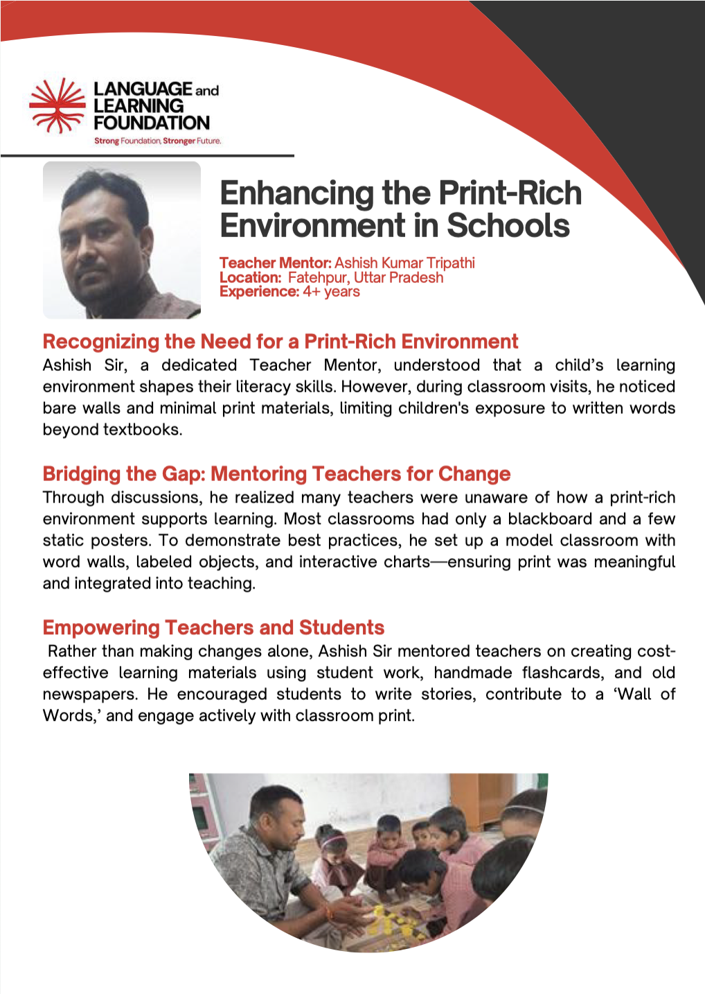 Enhancing the Print-Rich Environment in Schools